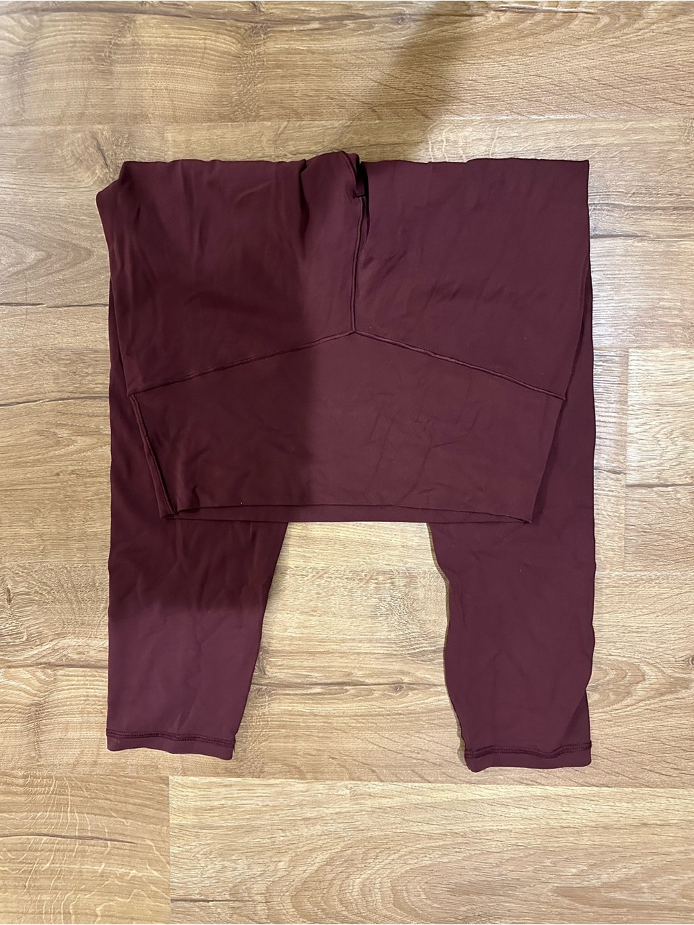 aerie Burgundy High-Rise Leggings